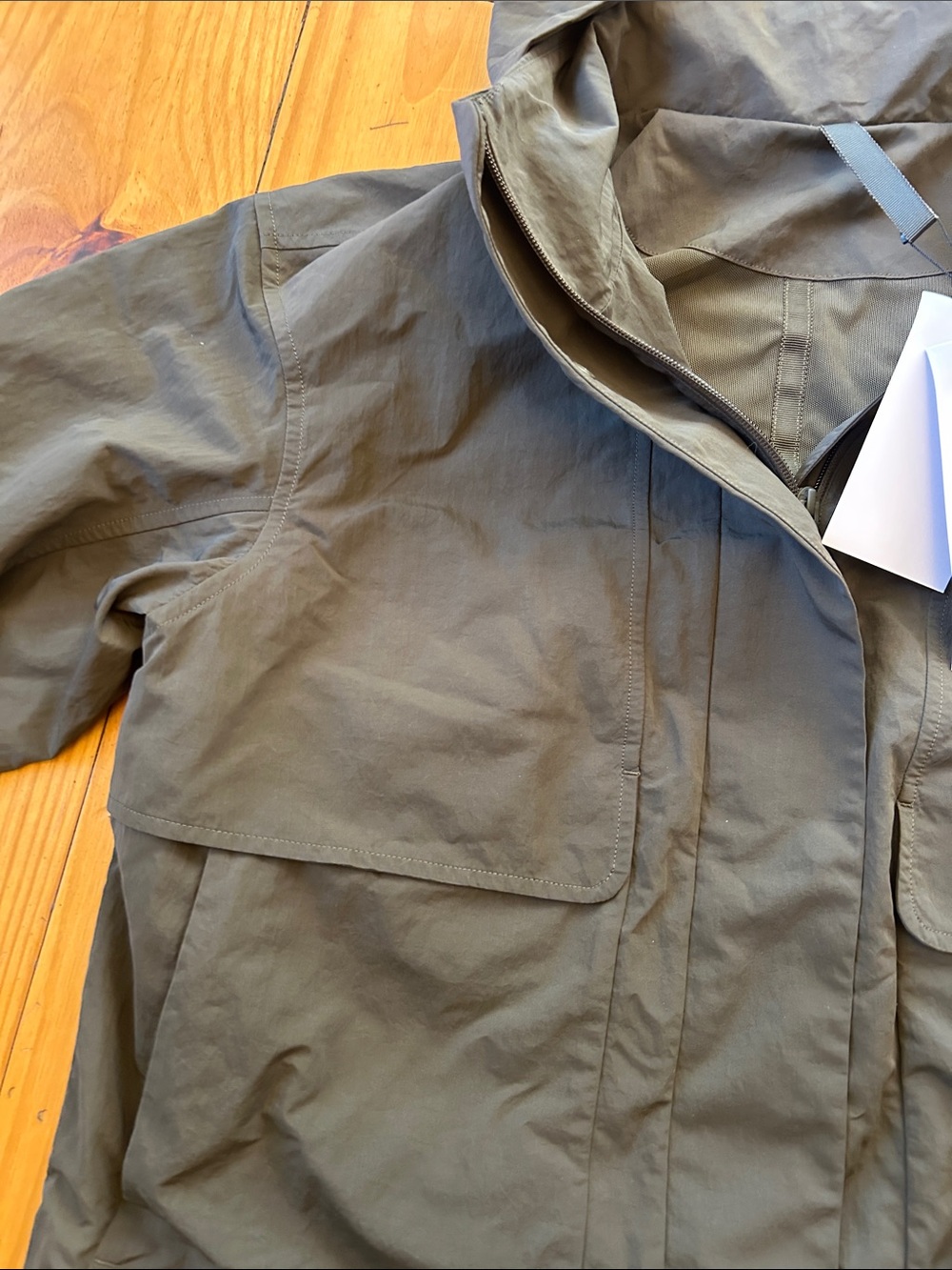 lululemon athletica Olive Green “Always Efortless” Evolve Utility Hooded Jacket - Picture 7 of 8